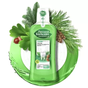 Mouthwash for Bleeding Gums with Oak Bark and Coniferous Complex, Forest Balm, 400ml/ 13.53 oz