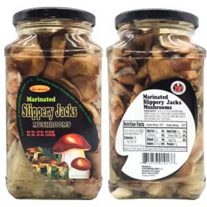 Marinated Slippery Jacks Mahoviki Mushrooms, Uniservis, 29.63 oz/ 840g 
