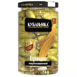 Pickled Gherkins, Kubanochka, 680g/ 24 oz