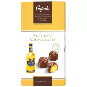 Chocolates with Liqueur Advocate, Cupido, 150g / 5.3oz