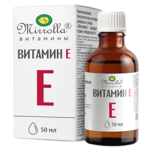 Vitamin E Tocopherol Liquid, Mirrolla, 50ml/ 1.69oz