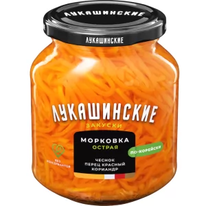 Spicy Carrot Korean Style LEAN PRODUCT, Lukashinskie, 340g/ 11.99oz