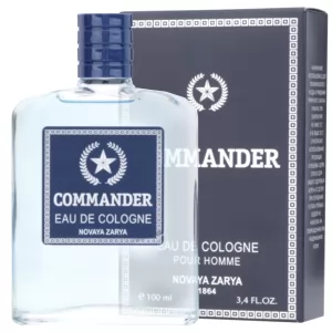 Cologne for Men Commander, Novaya Zarya, 100ml / 3.38 fl oz