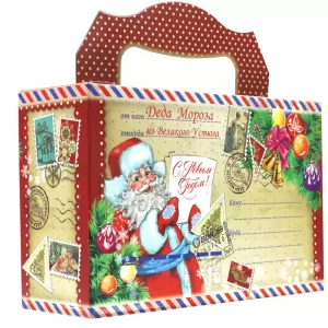 Sweet Christmas Gift Russian Candy Mix Christmas Parcel, 0.45 kg/ 1lb