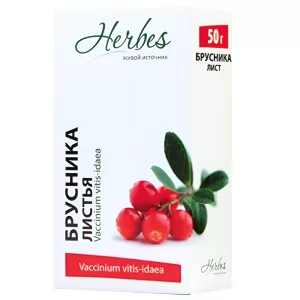 Lingonberry Leaf, Herbes, 50 grams