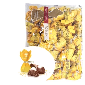 Chocolate Candies with Sesame Mont Blanc, Roshen, 1 kg/ 2.2 lbs