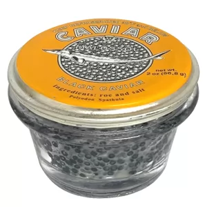 Paddlefish Black Caviar Lightly Salted, 56g/ 1.98oz