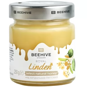 Natural Linden Honey, BEEHIVE, 250g/ 8.82 oz