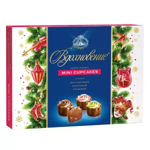 Set of Chocolates with "Mini Cupcakes" Filling, Inspiration, 165g/ 5.82 oz