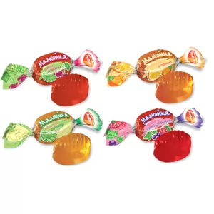 Assorted Hard Caramel Candy, Malutka, Rot Front, 226 g/ 0.5 lb