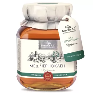 Natural Chernoklen Black Maple Honey, Favorites, Berestov A. S., 500g / 1.1lb