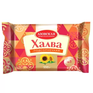Sunflower Halva Classic, Azovskaya KF, 12.35 oz / 350 g
