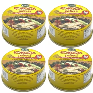Pack 4 Kokosja Chicken Spread Pate, 97g x 4pcs
