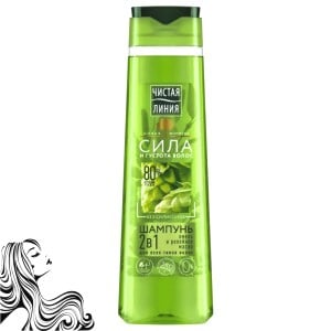 Shampoo-Balm 2in1, Hops and Burdock Oil, Pure Line, 400ml/ 13.53 oz