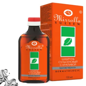Shampoo Dermatological Sulsen with Nettle Extract, Mirrolla, 5.07 oz / 150 ml
