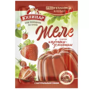 Strawberry & Wild Strawberry Jelly with Natural Juice, Kulinar, 40g / 1.4 oz