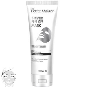 Brightening Face Mask Silver Peel Off Mask, Petite Maison, 120ml/ 4.06oz