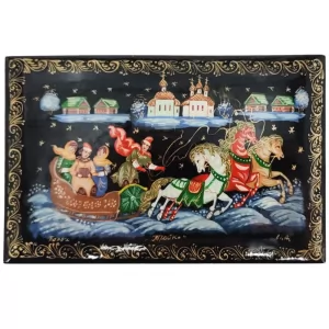 Lacquered Jewelry Box,