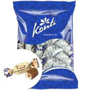 Chocolate Glazed Fondant Candy Korovushka-Burenushka, Konti, 1 kg / 2.2 lb