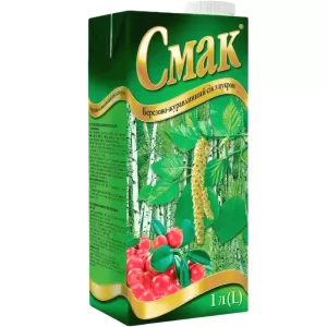 Birch-Cranberry Juice, Smak, 1l/ 33.81 oz