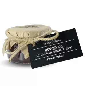 Handmade Taiga Pine Cone Marmalade, Taiga Cache, 105g/ 3.7 oz