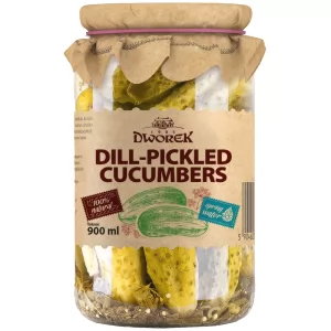 Pickled Cucumbers with Dill, Dworek, 900ml/ 30.43 fl oz