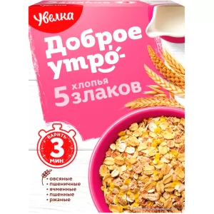 Flakes 5 Cereals, Uvelka, 350g/ 0.77lb