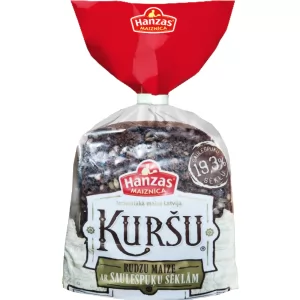 Kursu Rye Bread w/ Sunflower Seeds, Hanzas, 300g/ 10.58oz 