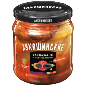 Fried Eggplant with Prunes Odessa Style LEAN PRODUCT, Lukashinskie, 460g/ 16.23oz