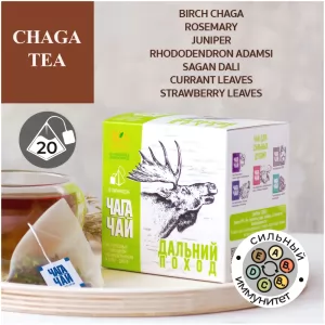 Chaga Tea with Sagan Dail CAFFEINE FREE 