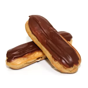Eclair Pastry with Cream & Chocolate 1 pc
