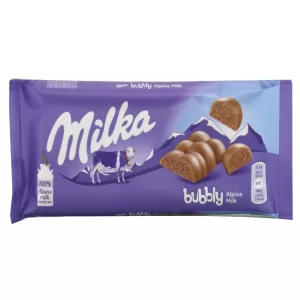 Alpine Milk Aerated Chocolate Milka Bubbles, 90g / 3.17 oz