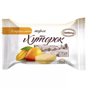 Mango Filled Wafer Candies “Khutorok”, Akkond, 7.97 oz / 226 g