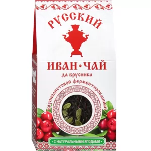 Ivan-Tea with Lingonberries, Russian Ivan Tea, 1.77oz / 50g