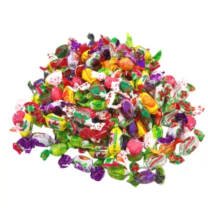 Assorted Hard Candies with Fruit Filling, 1 lb / 0.44 kg