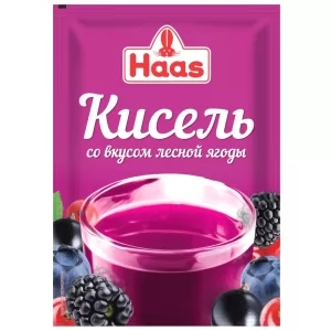Wild Berry-Flavored Kissel, HAAS, 75g/ 2.65oz