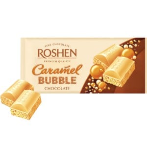 Aerated Caramel Chocolate, 0.18 lb/ 80 g