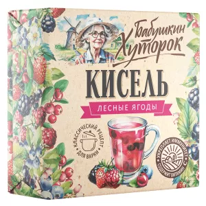 Forest Berry Kissel (Dry Brick), Babushkin Khutorok, 180g / 6.35 oz