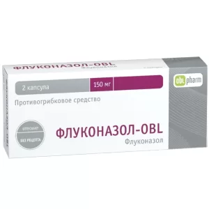 Fluconazole 150mg, 2 capsules