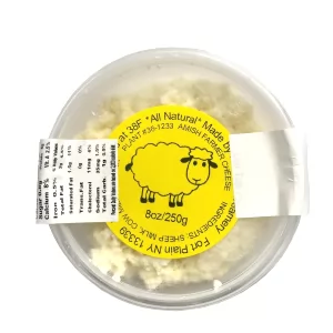 Organic Cottage Cheese Sheep's Milk, Hill Top Creamery, 250 g