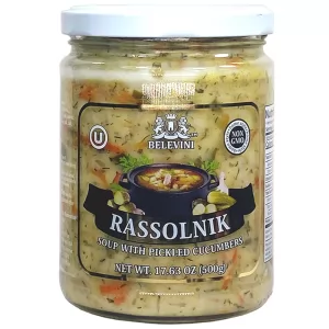 Rassolnik Soup with Pickled Cucumbers, Belevini, 500g/ 17.63oz
