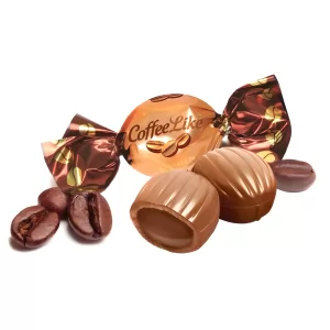 Caramel Milk-Coffee Filling & Natural Coffee Extract, Coffee Like, Roshen, 226g/ 0.5lb