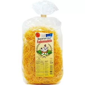 Egg Noodles Fadennudeln (thin), Bavarian HOF, 500g/ 1.1lbs