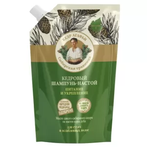 Cedar Infusion Shampoo for Dry & Weakened Hair, Grandma Agafya's Recipes, 500ml/ 16.91 fl oz