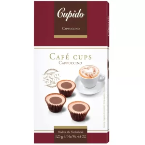 Chocolate Dessert Cappucino Cups, Cupido, 125g/ 4.41oz 