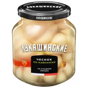 Caucasian-Style Salted Garlic, Lukashinskie, 340g/ 11.99oz