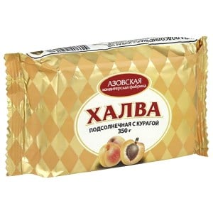 Sunflower Halva with Dried Apricots, 12.59 oz / 350 g