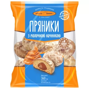 Gingerbread with Milk Filling, KievHleb, 360g / 12.7 oz