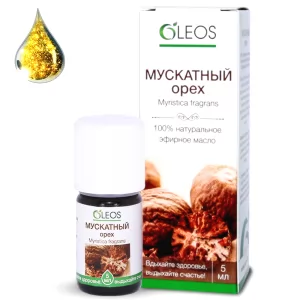 Nutmeg Essential Oil, Oleos, 5 ml / 0.17 oz