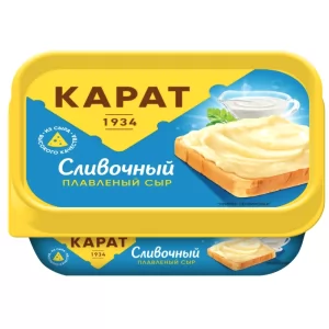 Processed Cream Cheese 45% Fat Content, Carat, 200g/ 7.05oz